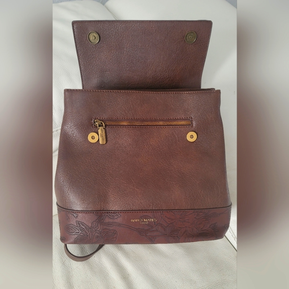 Darcy Marks (London) Brown Vegan Leather Bag [New]